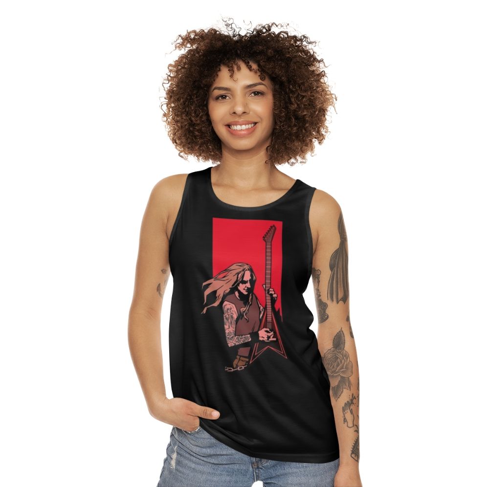 Alexi Laiho Children of Bodom Unisex Metal Tank Top - women