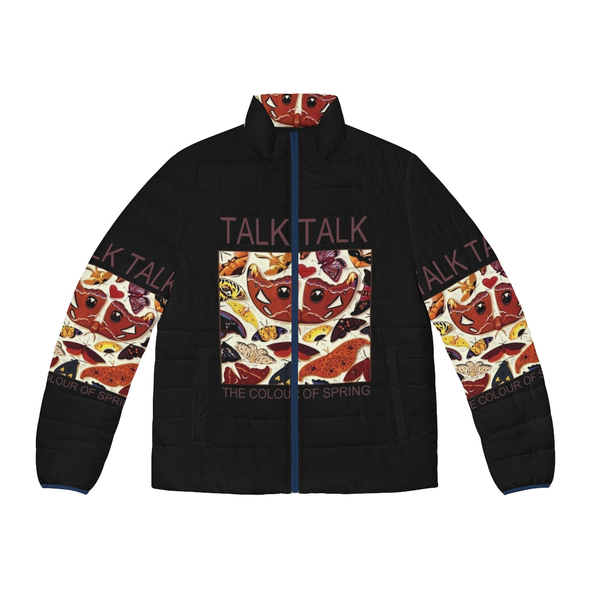 1980s inspired Talk Talk The Colour of Spring puffer jacket