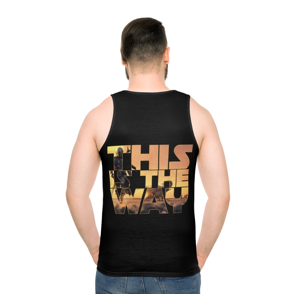 "This Is The Way" Unisex Star Wars Inspired Tank Top - men back