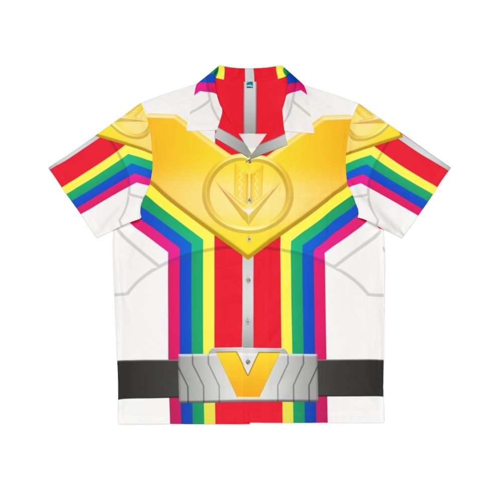 Zenkaiser Hawaiian Shirt, Super Sentai Tokusatsu Themed Apparel