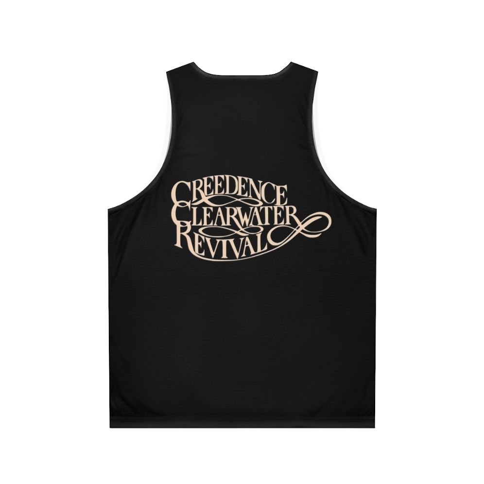 Vintage Credence Clearwater Revival Unisex Tank Top - Back