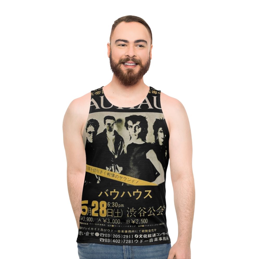 Bauhaus punk rock unisex tank top - men