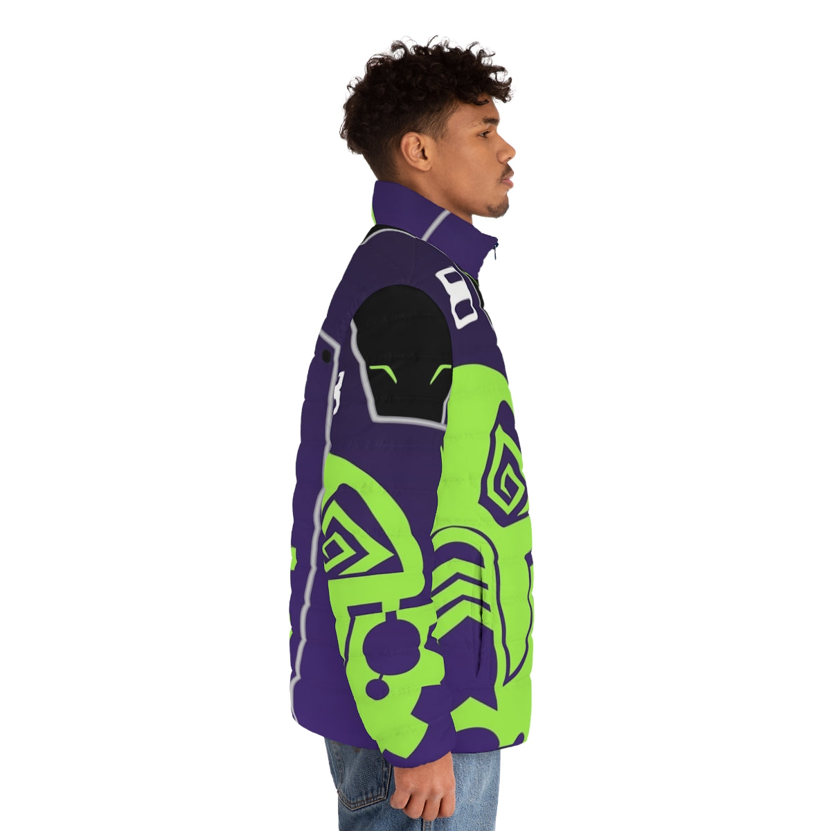 Hot Wheels Acceleracers Kurt Wylde Cosplay Puffer Jacket - men side right