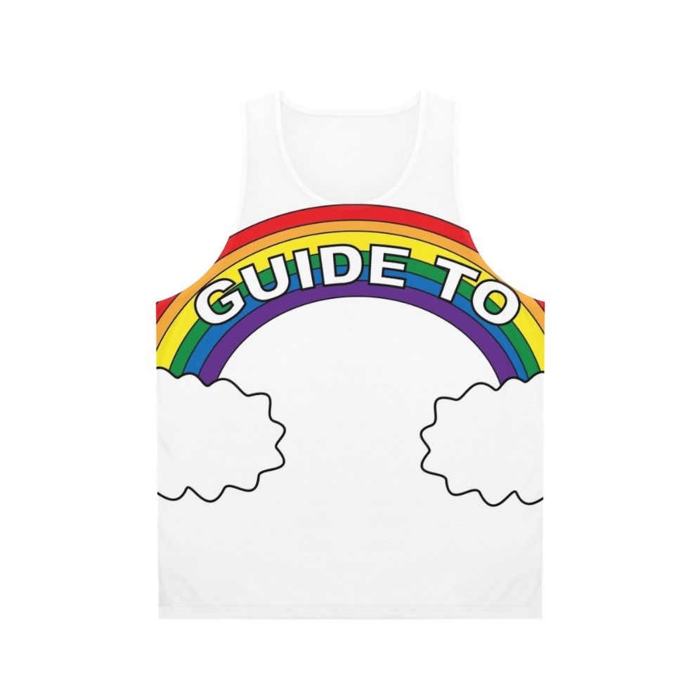 Unisex Big Mouth Netflix Rainbow Cloud Tank Top