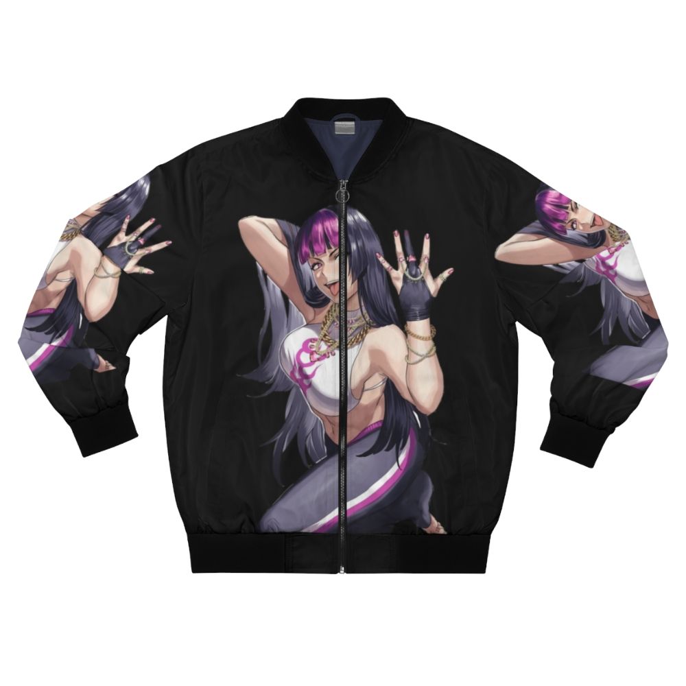 Anime Juri Sexy Hentai 3 Sticker Bomber Jacket