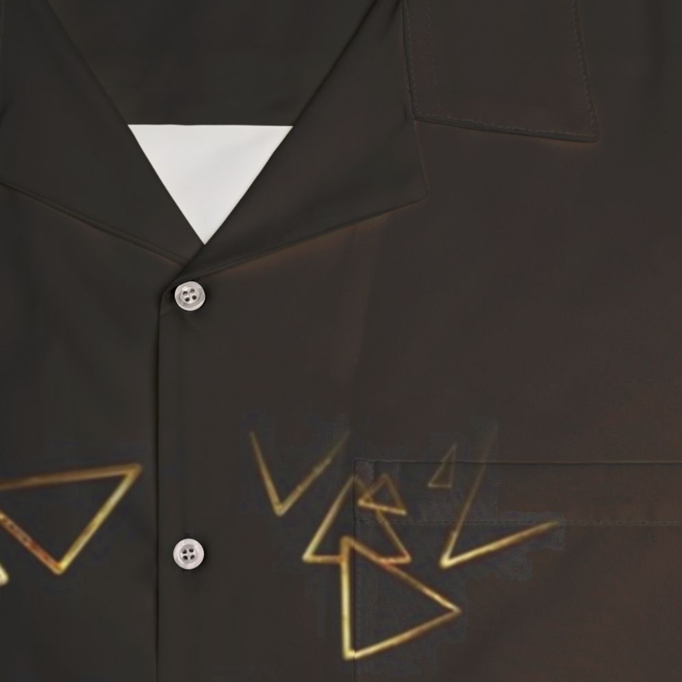 Deus Ex Adam Jensen "I Never Asked For This" Hawaiian Shirt - Detail