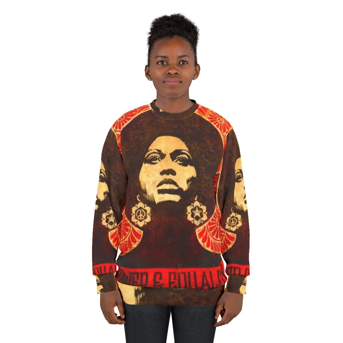 Vintage Angela Davis Black Panther Party Sweatshirt - women