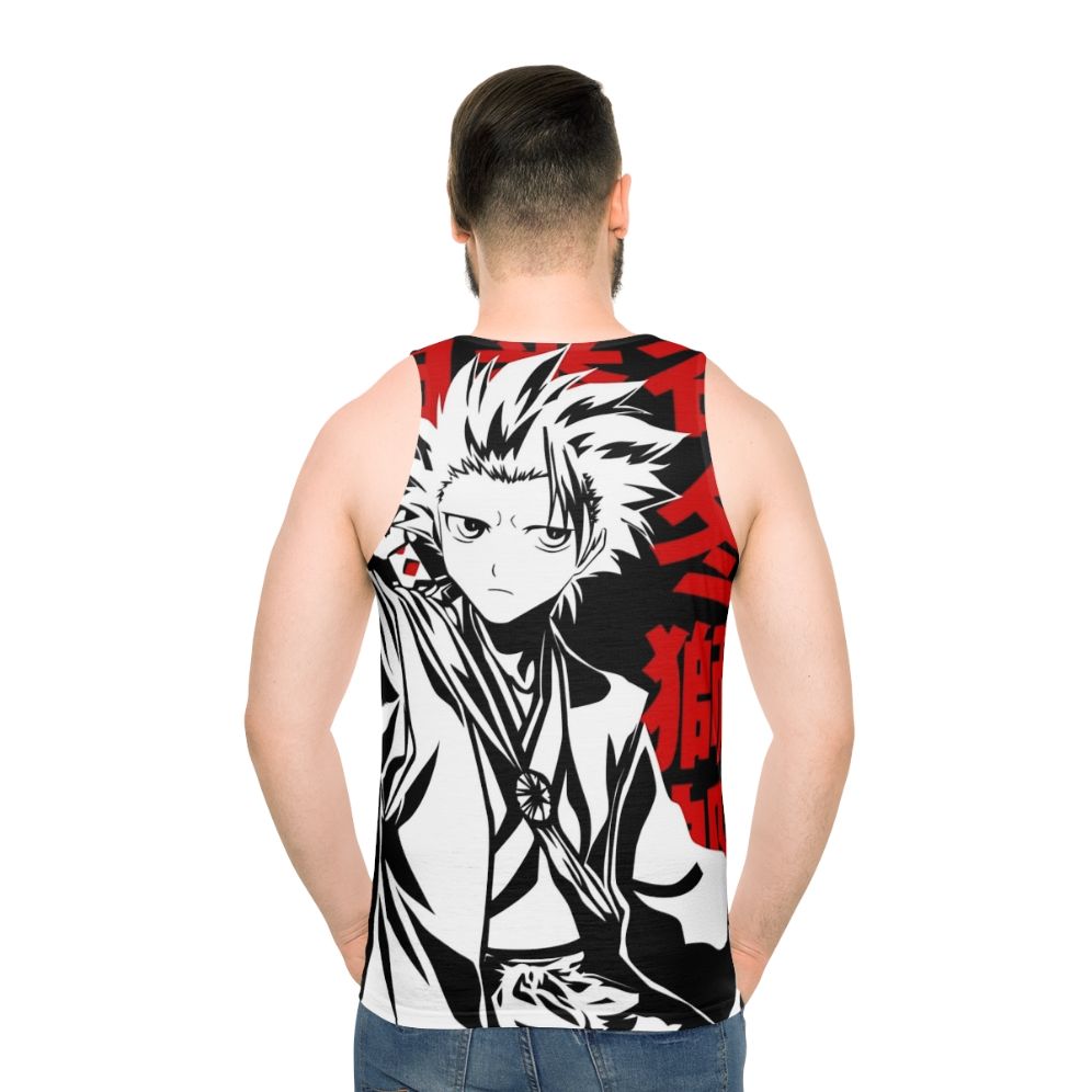 Toshiro Hitsugaya 10th Division Captain Anime Unisex Tank Top - men back