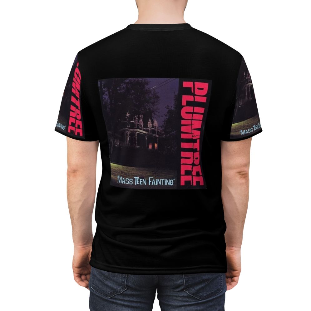 Plumtree inspired alternative rock graphic t-shirt with a stylized design - men back