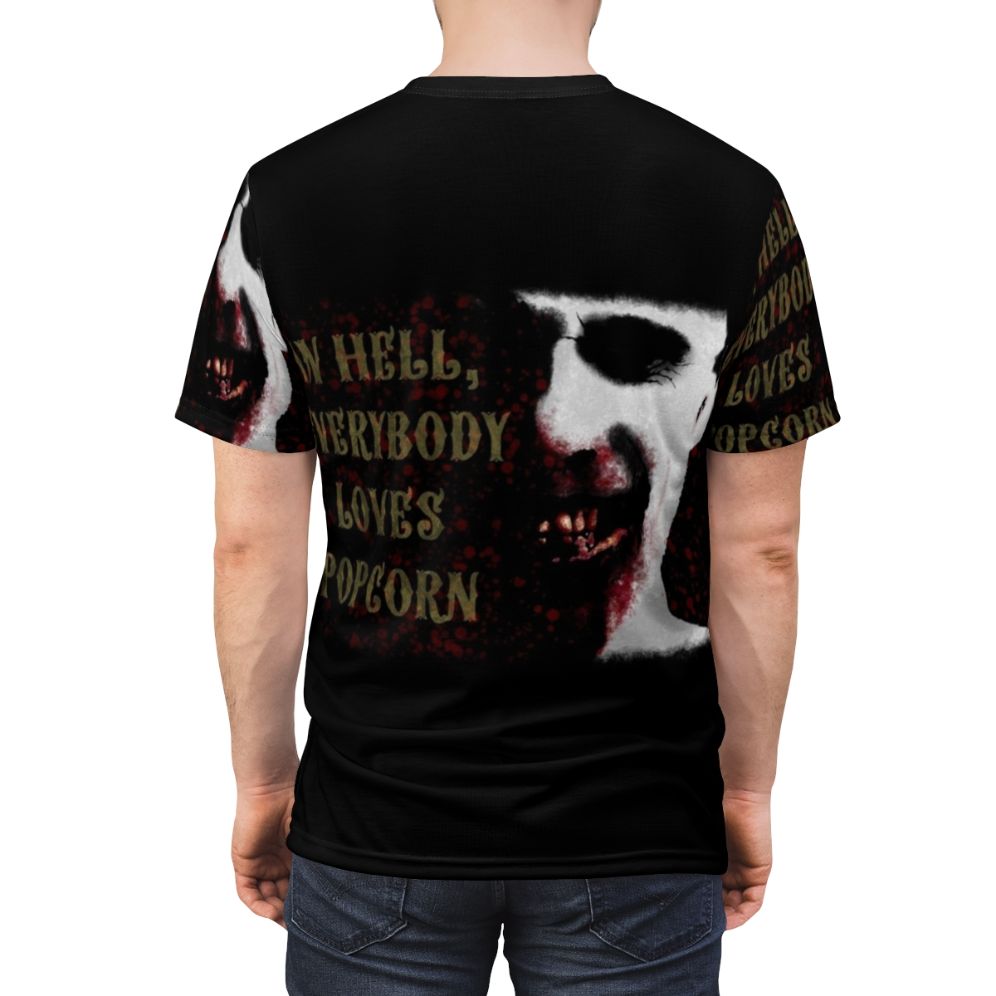 Stylish t-shirt featuring the iconic Doom Head graphic, perfect for fans of horror movies and Rob Zombie. - men back