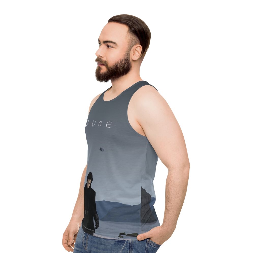 Paul Atreides Dune Movie Unisex Tank Top - men side