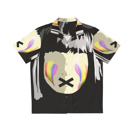 Pride Tears Hawaiian Shirt with Rainbow Colors