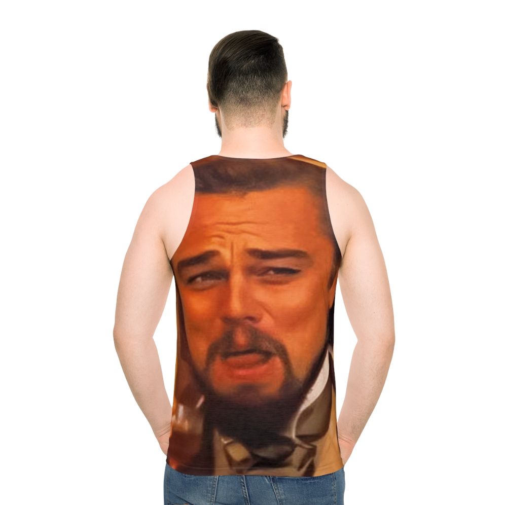 Funny Leonardo DiCaprio Meme Unisex Tank Top - men back