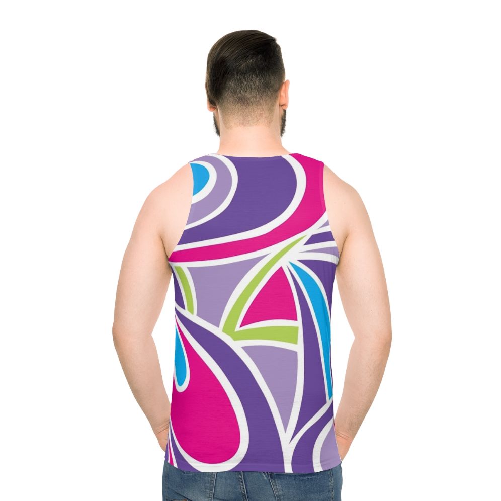 90s Barbie Inspired Retro Unisex Tank Top - men back