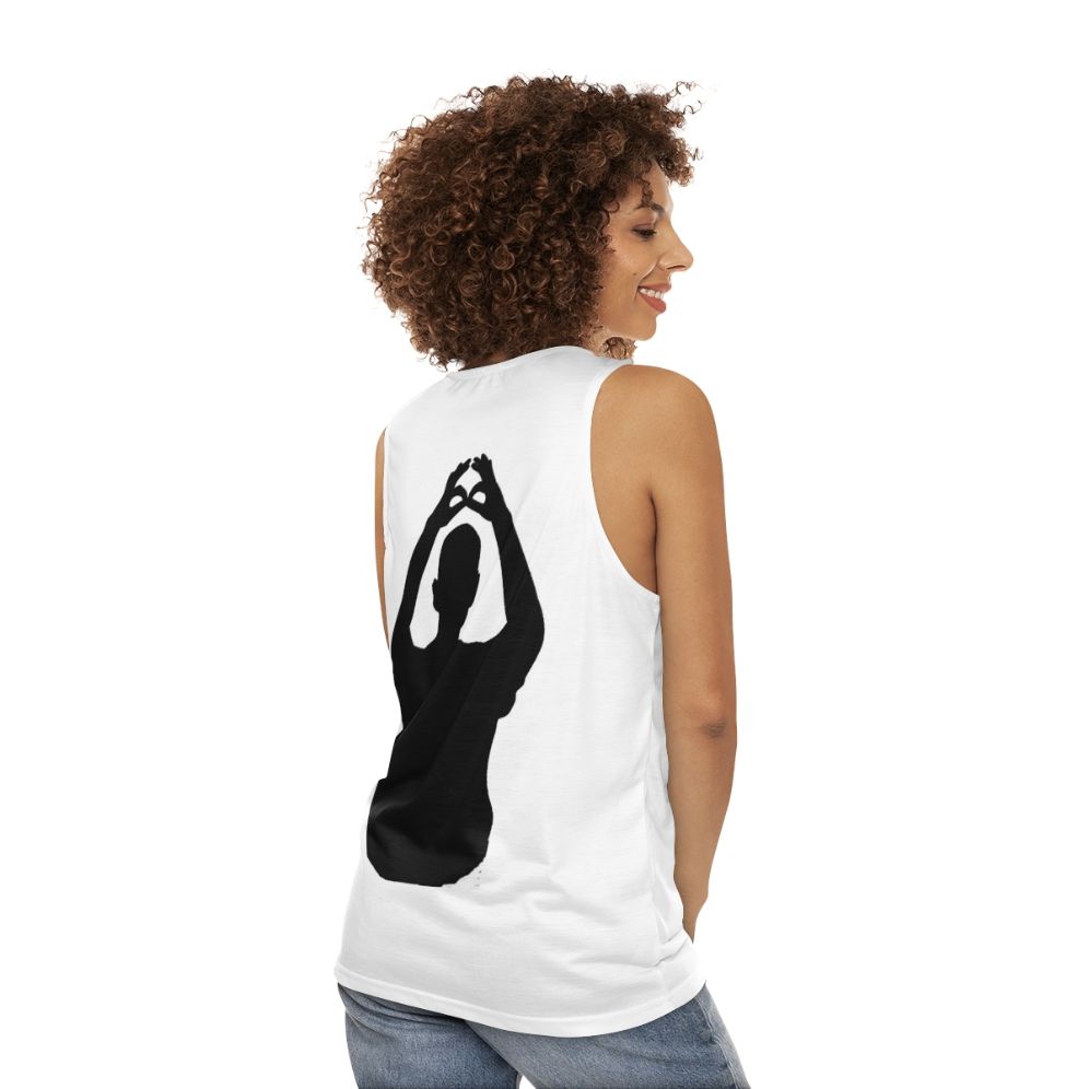 Depeche mode inspired unisex 80s synthpop tank top - women back