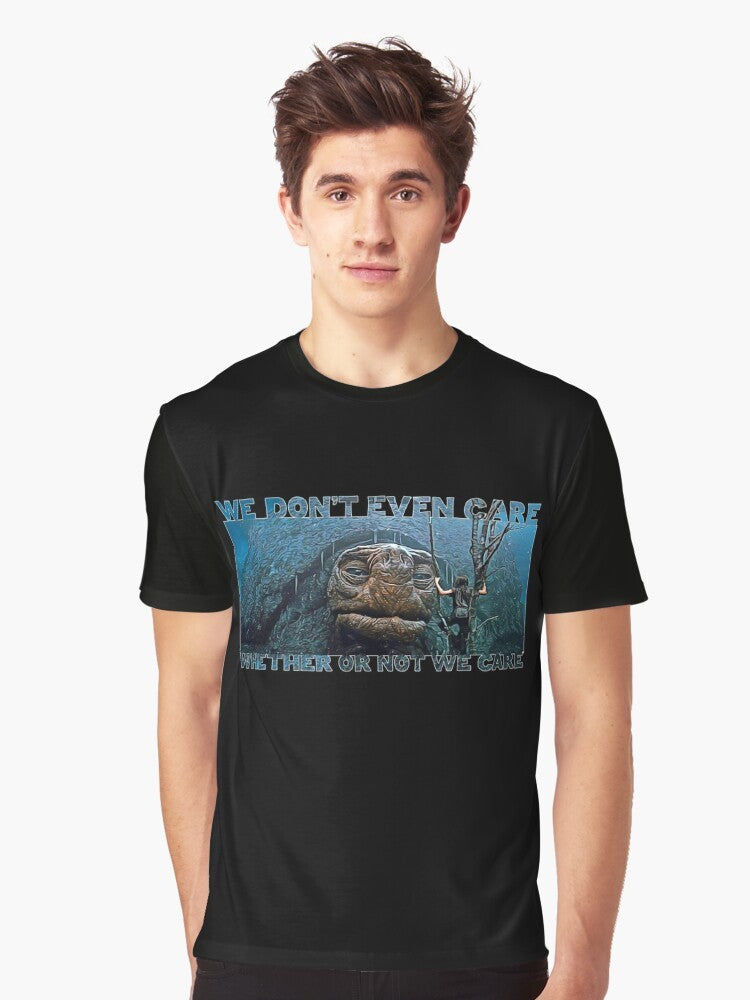 "Morla the Ancient One" from the 1980s fantasy film "The NeverEnding Story" graphic t-shirt design - Men