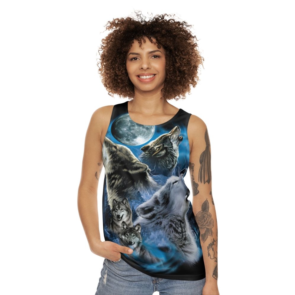 Wolf Family Unisex Tank Top - women