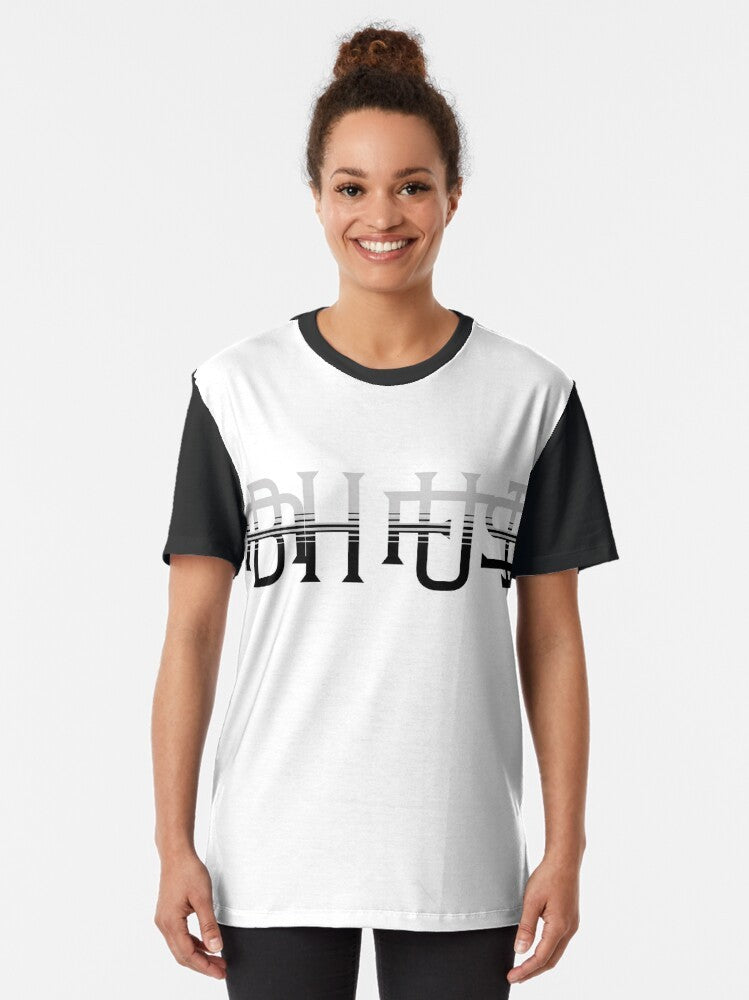 DuBah Fusion graphic t-shirt with unique style and inspirational design - Women