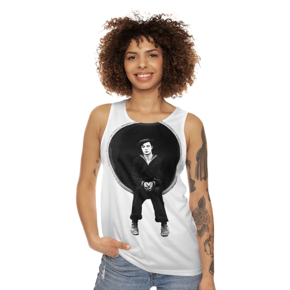 Buster Keaton Unisex Tank Top - women