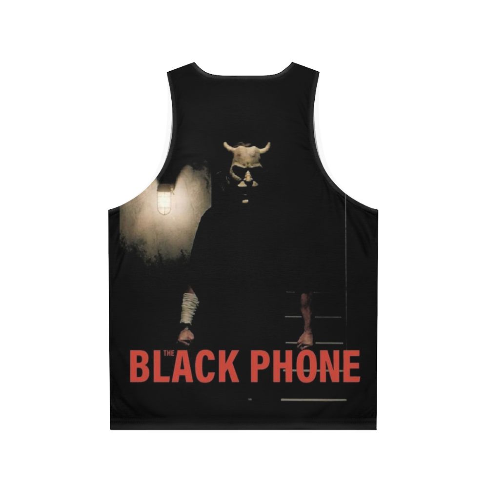 Unisex horror movie thriller tank top - Back