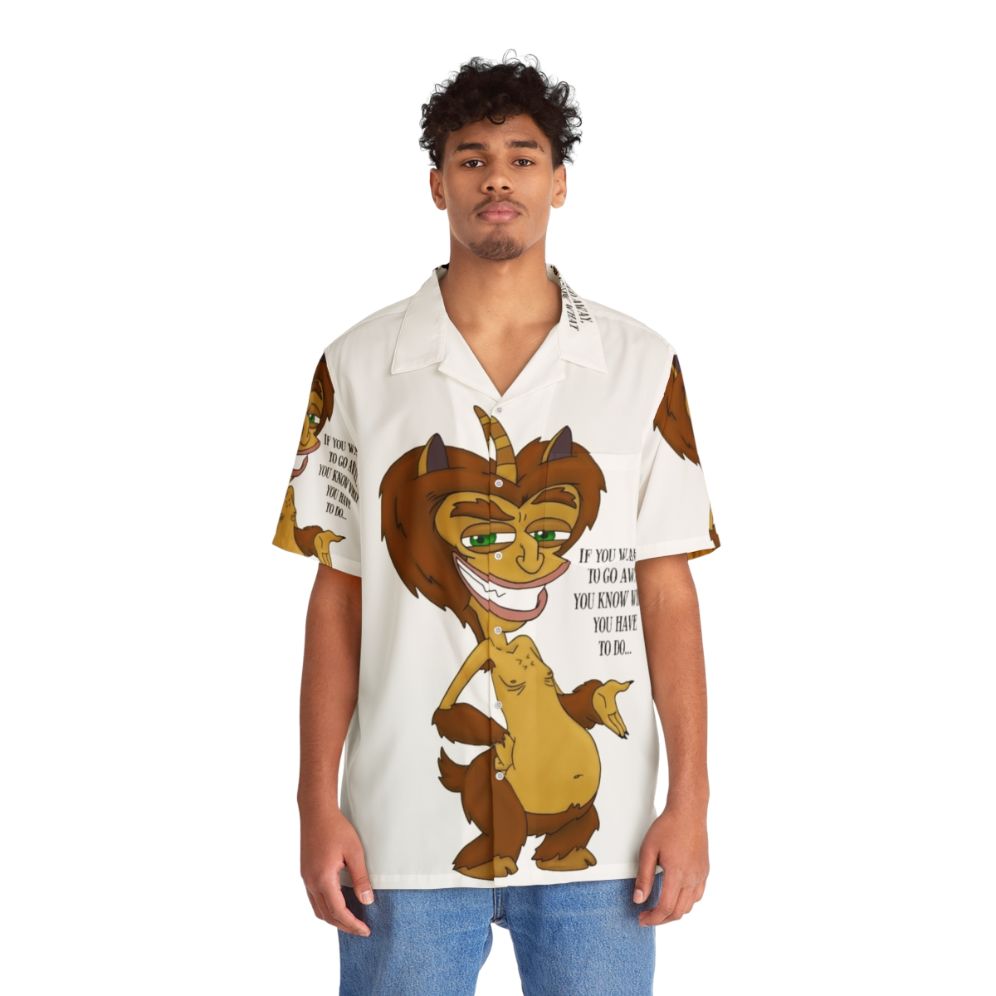 "Hormone Monster" Big Mouth Netflix TV Show Quote Hawaiian Shirt - People Front