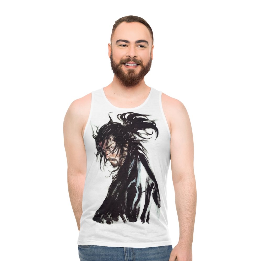 Unisex tank top with minimalist design - men