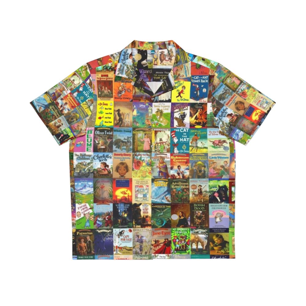 Children's Books Hawaiian Shirt - Tropical Print Clothing for Young Literature Fans