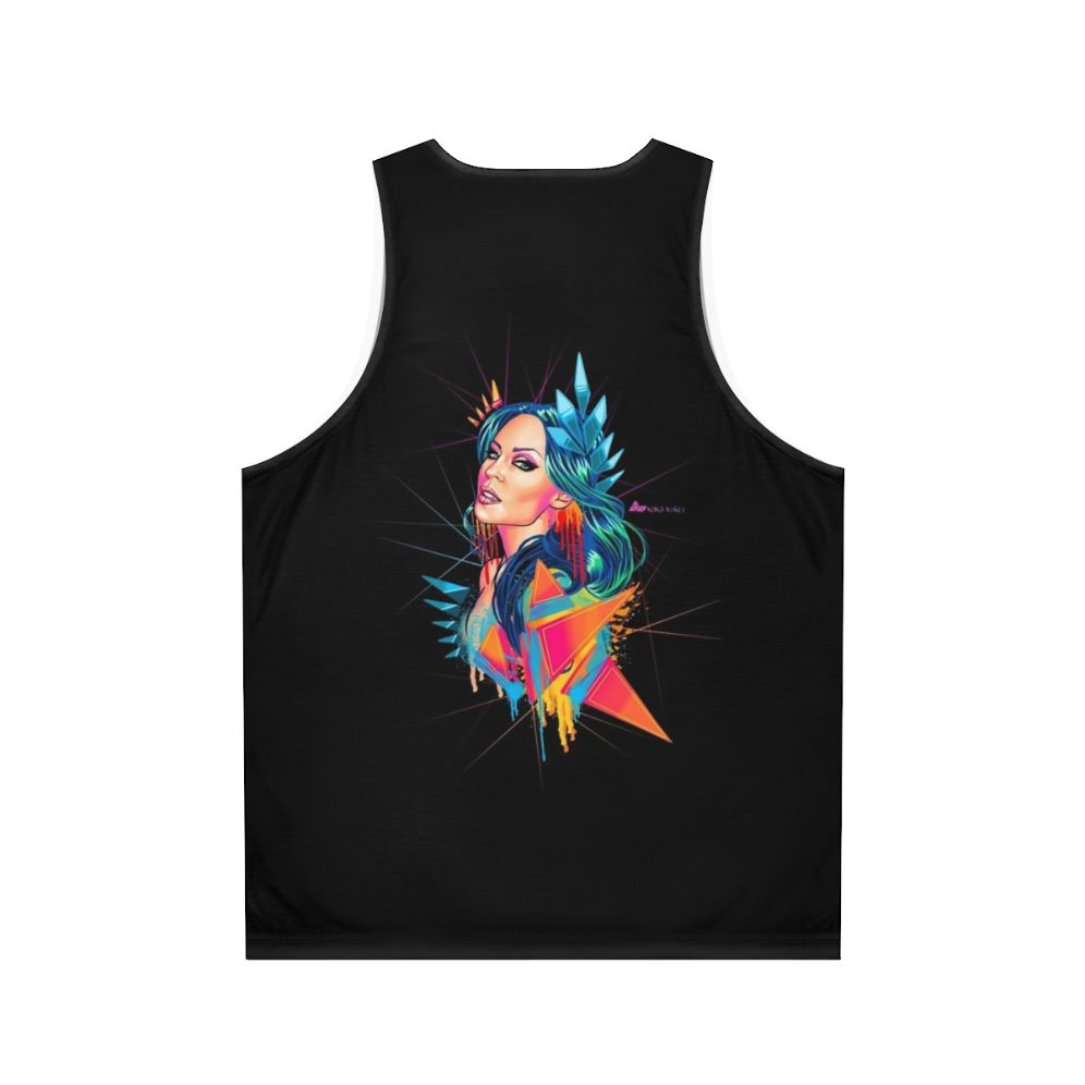 Neon Goddess Unisex Tank Top - Back