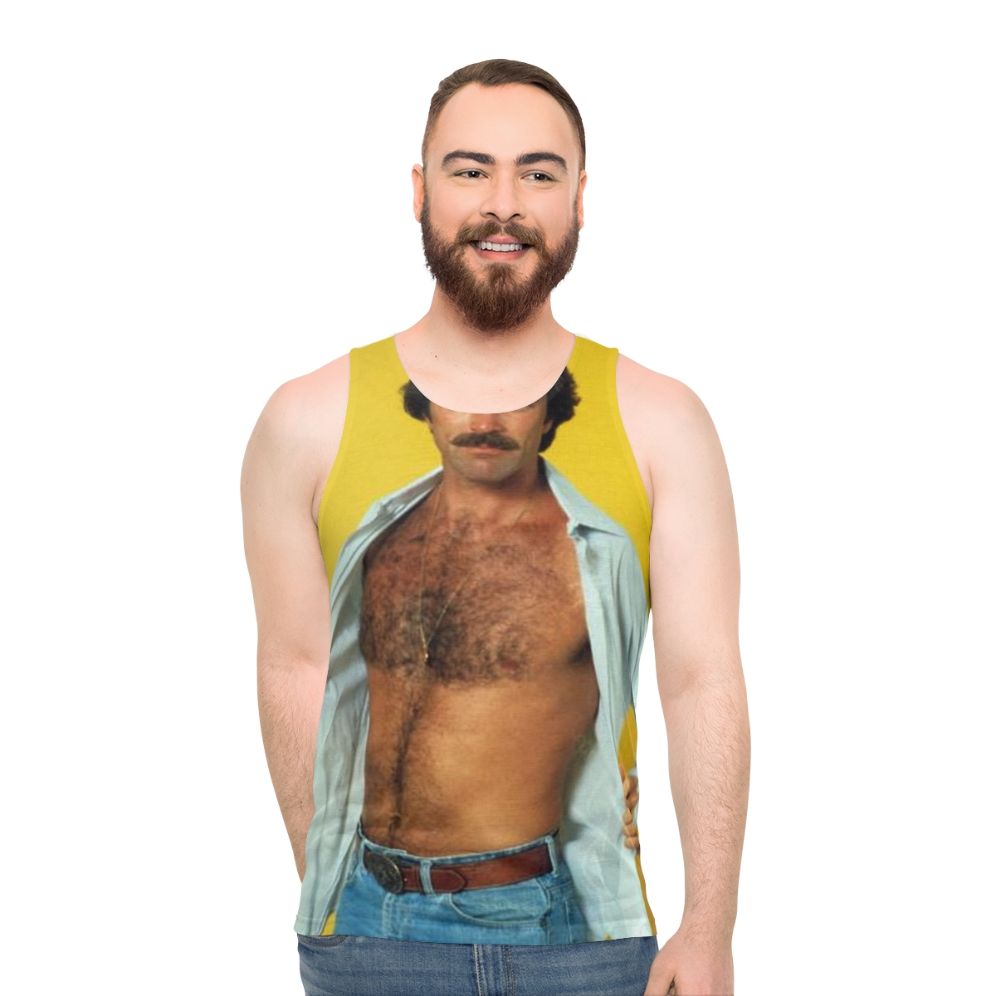 Tom Selleck Unisex Vintage Tank Top - men