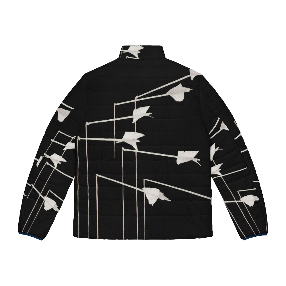 Modest Mouse puffer jacket featuring the iconic album cover art - Back