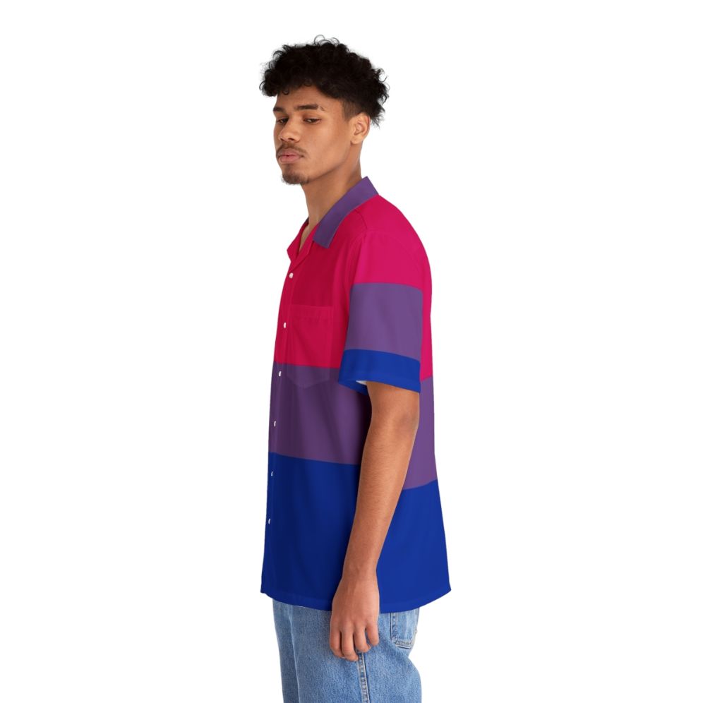 Bisexual pride flag Hawaiian shirt - People Left