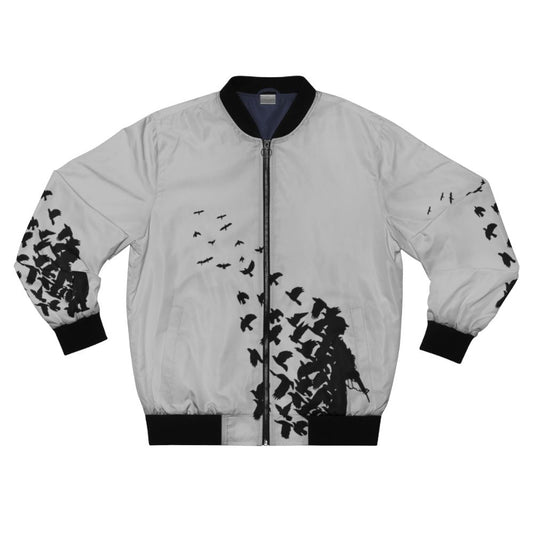 Banksy Birds Bomber Jacket featuring Banksy's iconic graffiti-inspired artwork