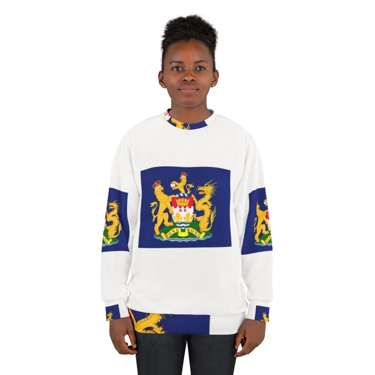 Hong Kong Autonomy Movement Flag Sweatshirt - women