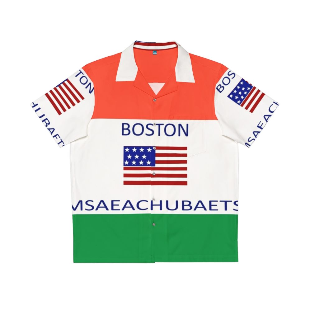 Boston "Msaeachubaets" meme Hawaiian shirt design