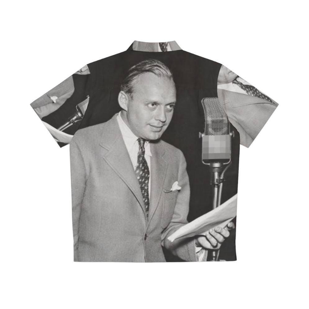 Jack Benny wearing iconic Hawaiian shirt - Back