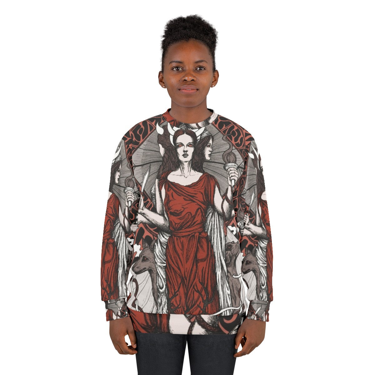 Hecate Dark Gothic Goddess Sweatshirt - women