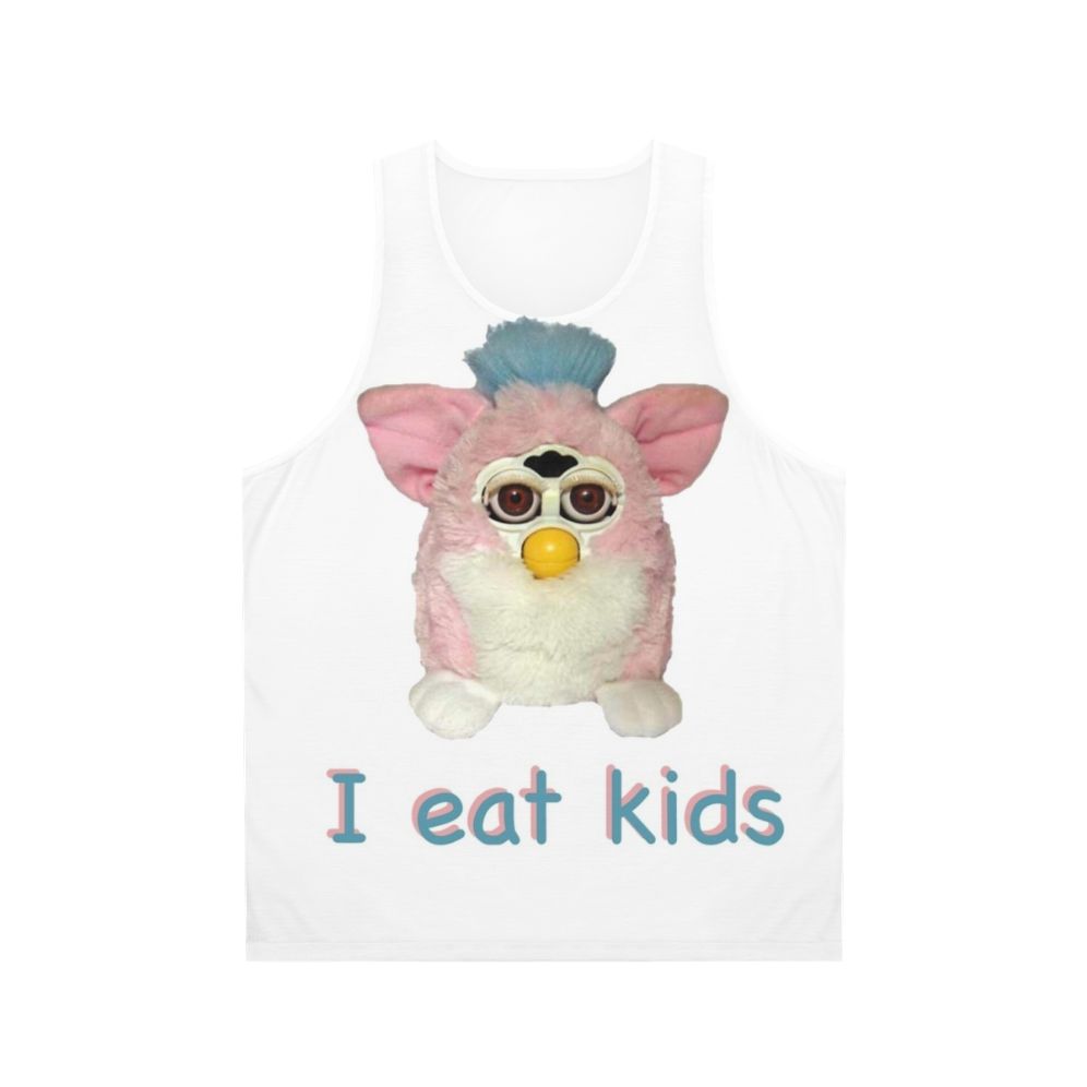 Cursed Furby Unisex Tank Top