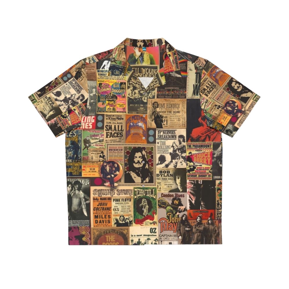 Retro Rock N Roll Stories Hawaiian Shirt