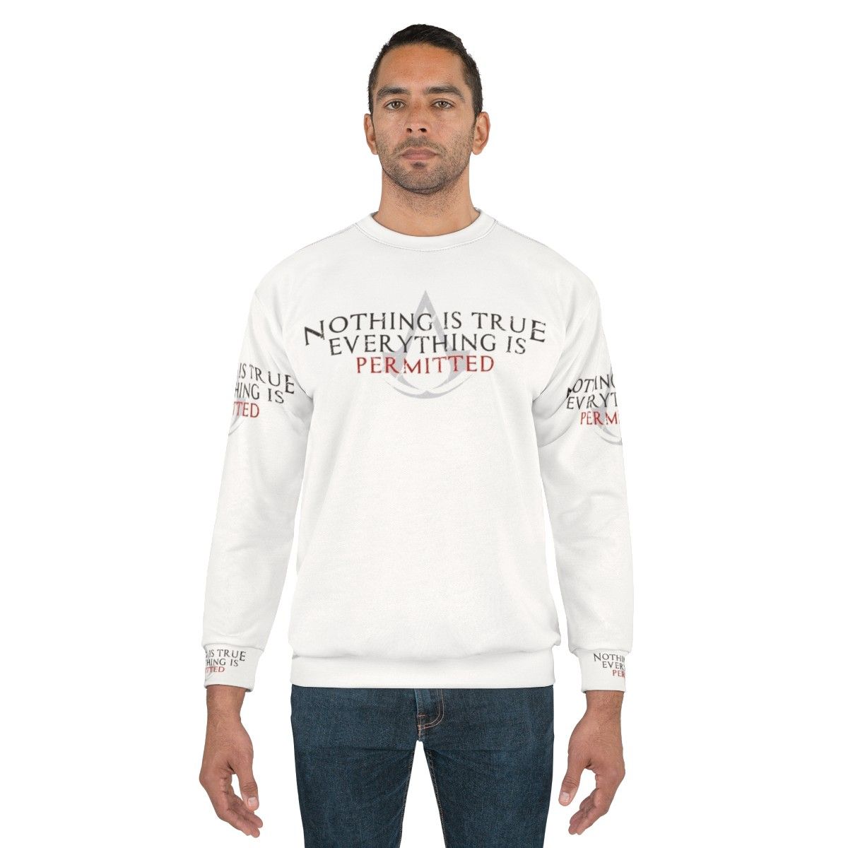 Ezio Creed Assassin's Creed Game Sweatshirt with iconic phrases - men