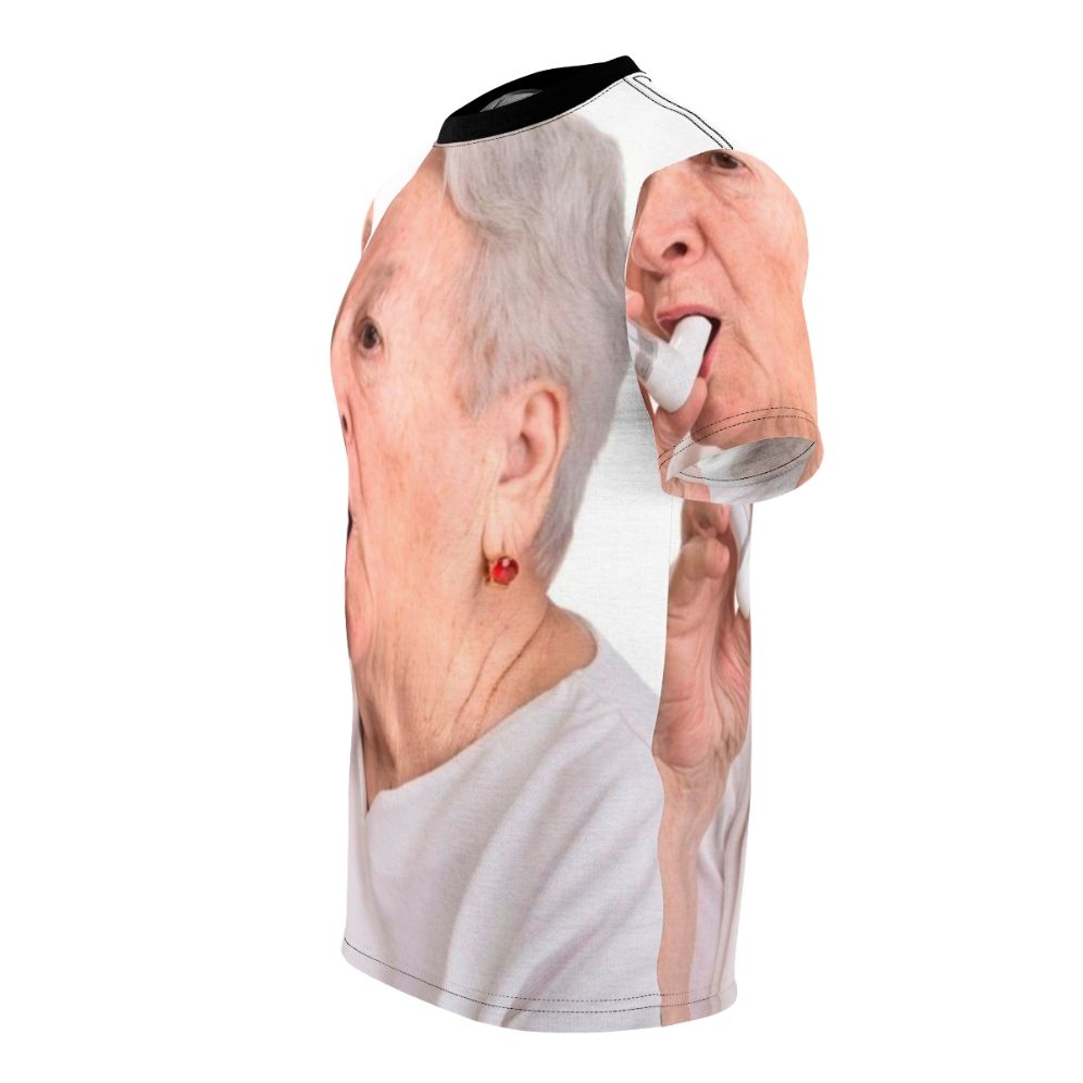 Grandma Inhaler Themed Graphic T-Shirt - men left