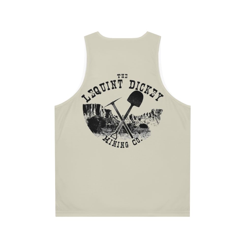 Vintage mining company unisex tank top - Back