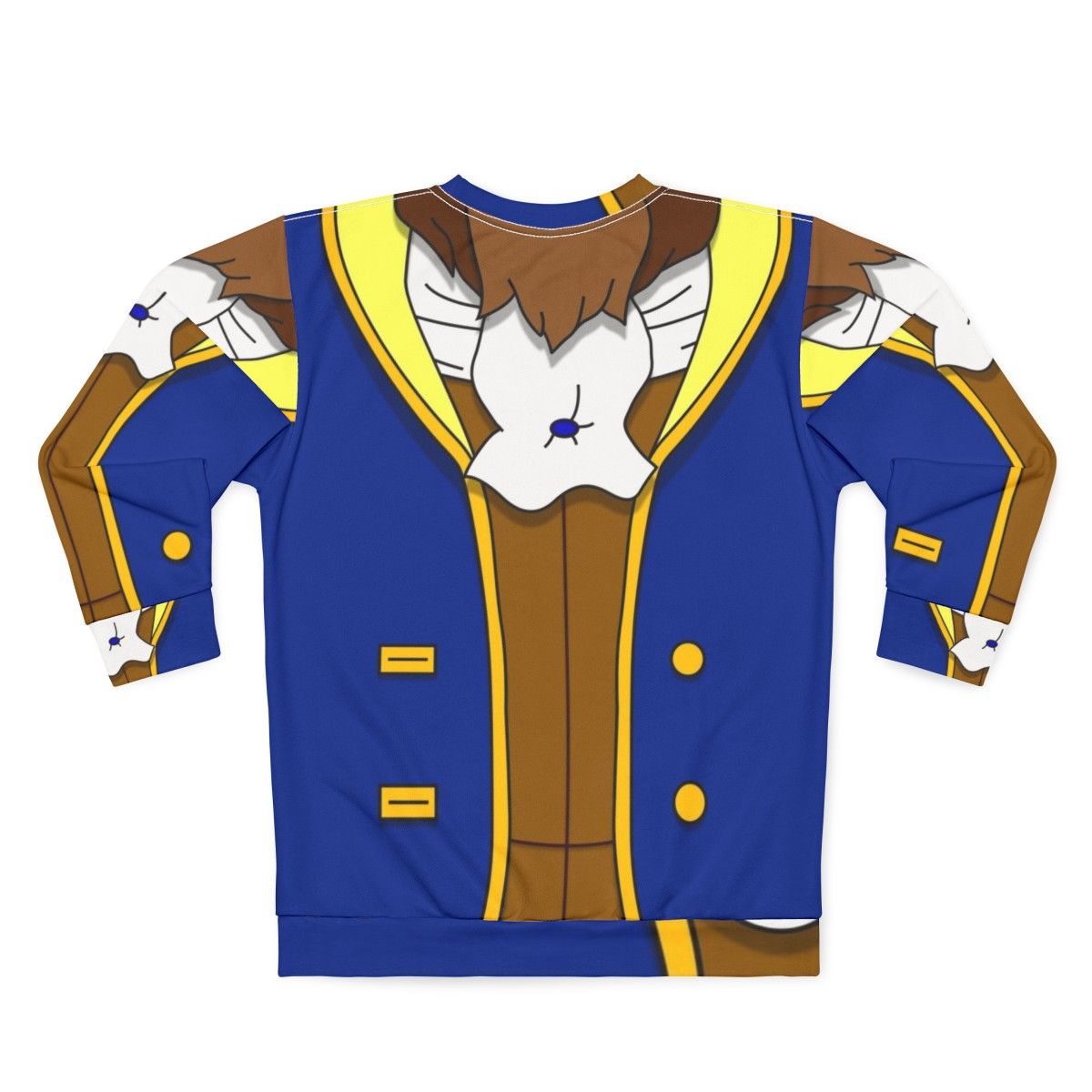 Ballroom Beauty Beast Disney Prince Sweatshirt - Back