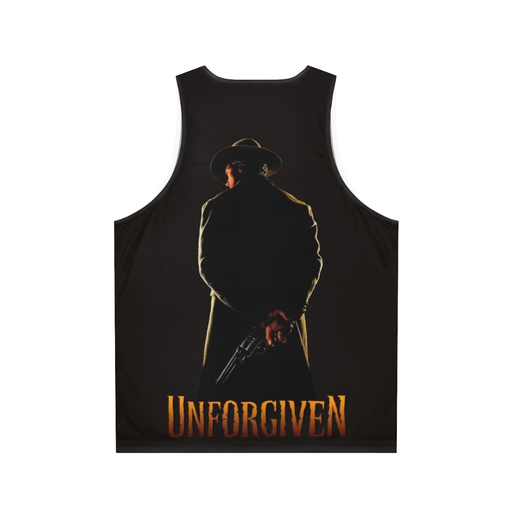 Unforgiven Unisex Tank Top featuring Clint Eastwood's character Bill Munny - Back