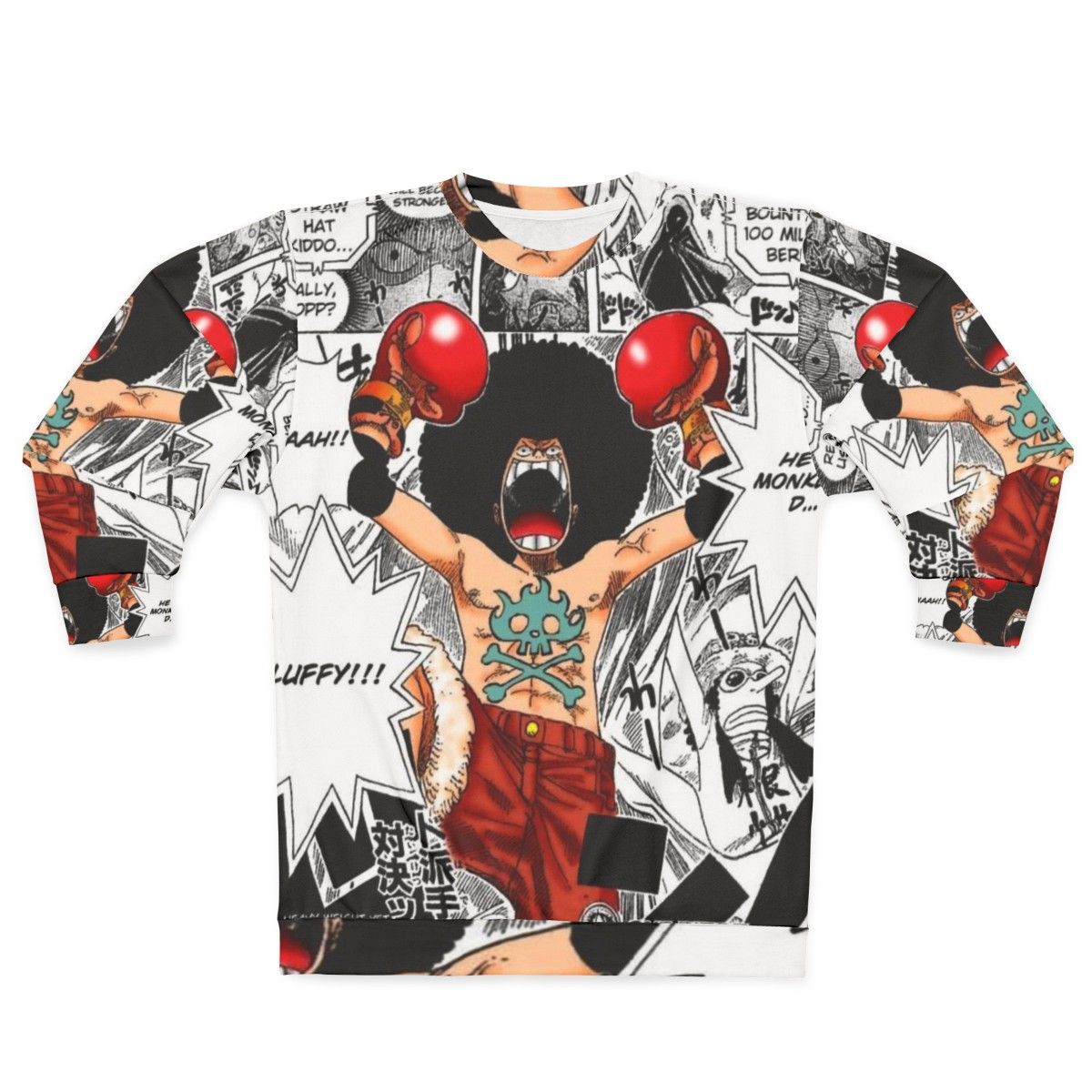 Afro Luffy One Piece Sweatshirt