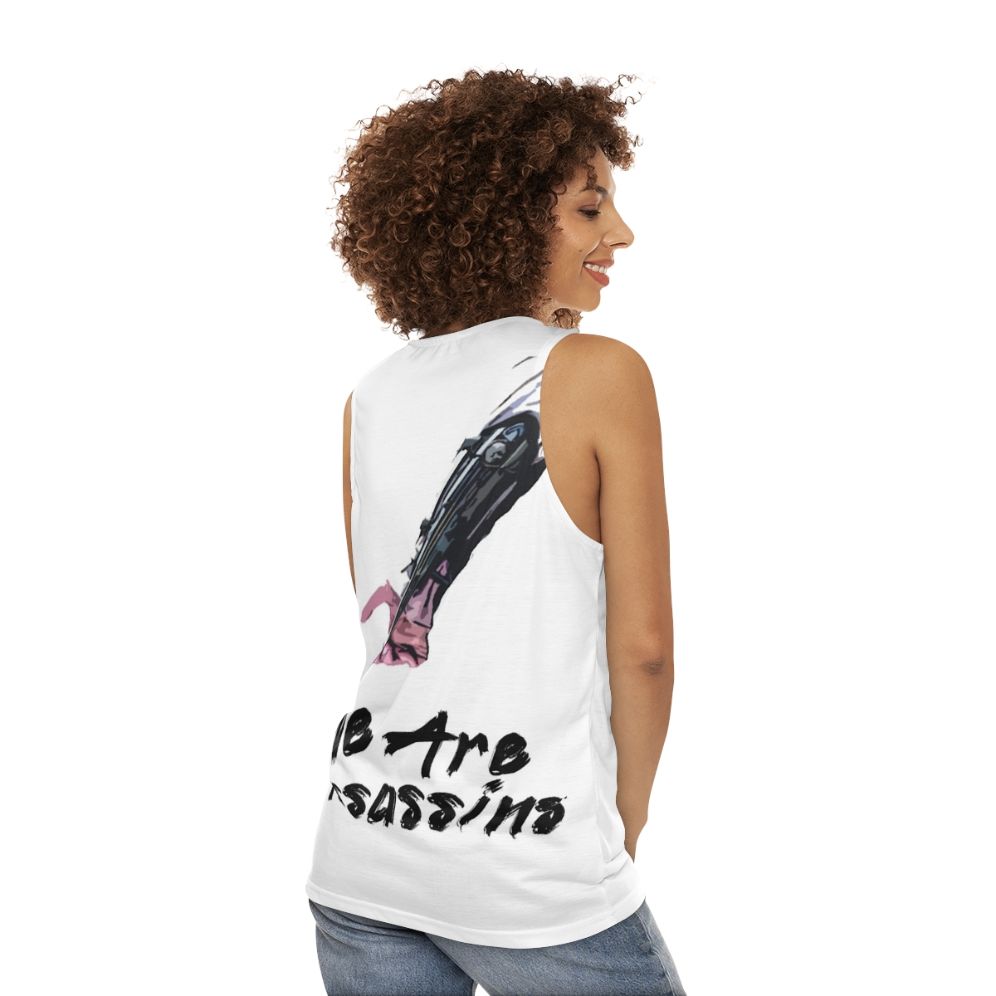 Assassin's Creed Unisex Gaming Tank Top - women back