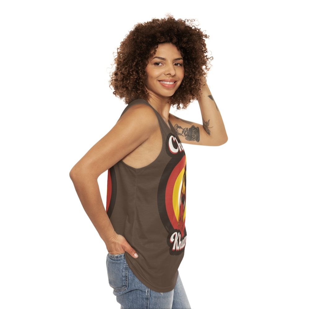 Chaka Khan 70s Funky Soul Unisex Tank Top - women side