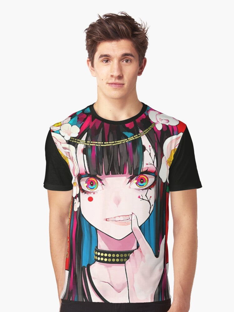 Anime Japanese Aesthetic Otaku Graphic T-Shirt - Men