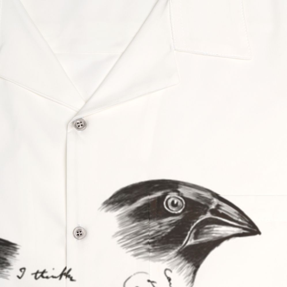 Darwin's Finches Hawaiian Shirt - Detail