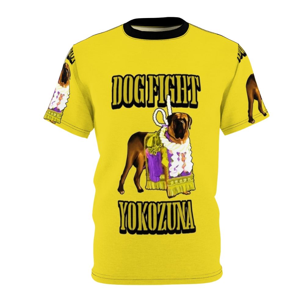 No More Heroes inspired t-shirt featuring a dogfight yokozuna graphic