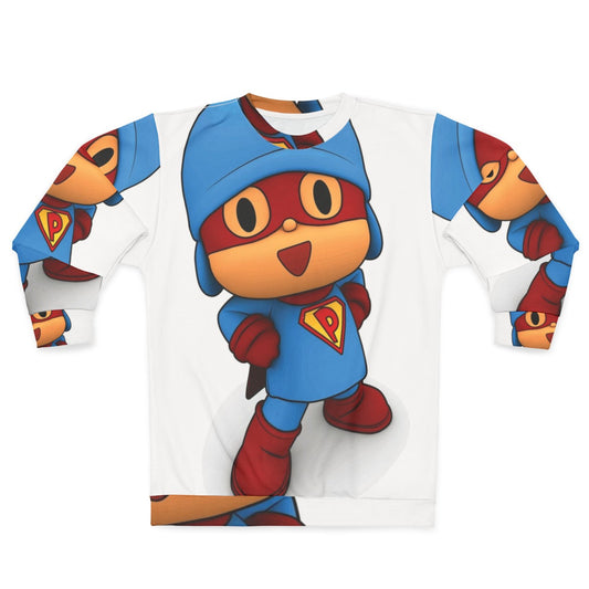 Super Best Friend Sweatshirt - Superhero Inspired Pocoyo Movie Themed Apparel